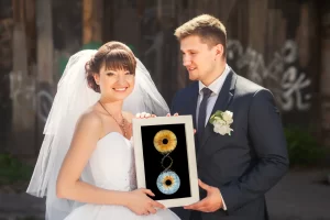 yeni evli cift iris tablo